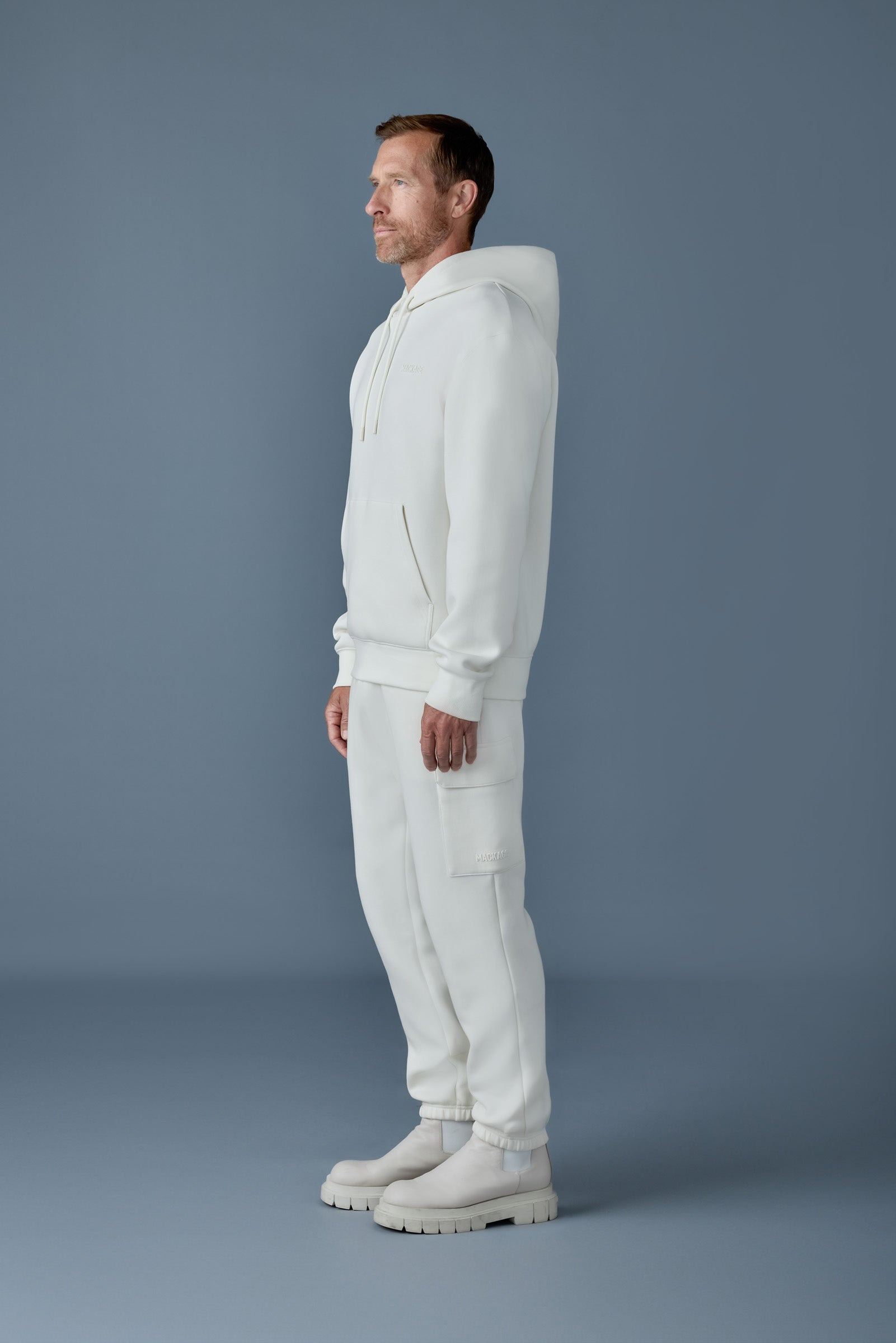 KRYSTIAN Double-face Jersey hoodie - 3