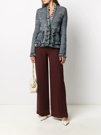 Lanvin fringed knitted cardigan outlook