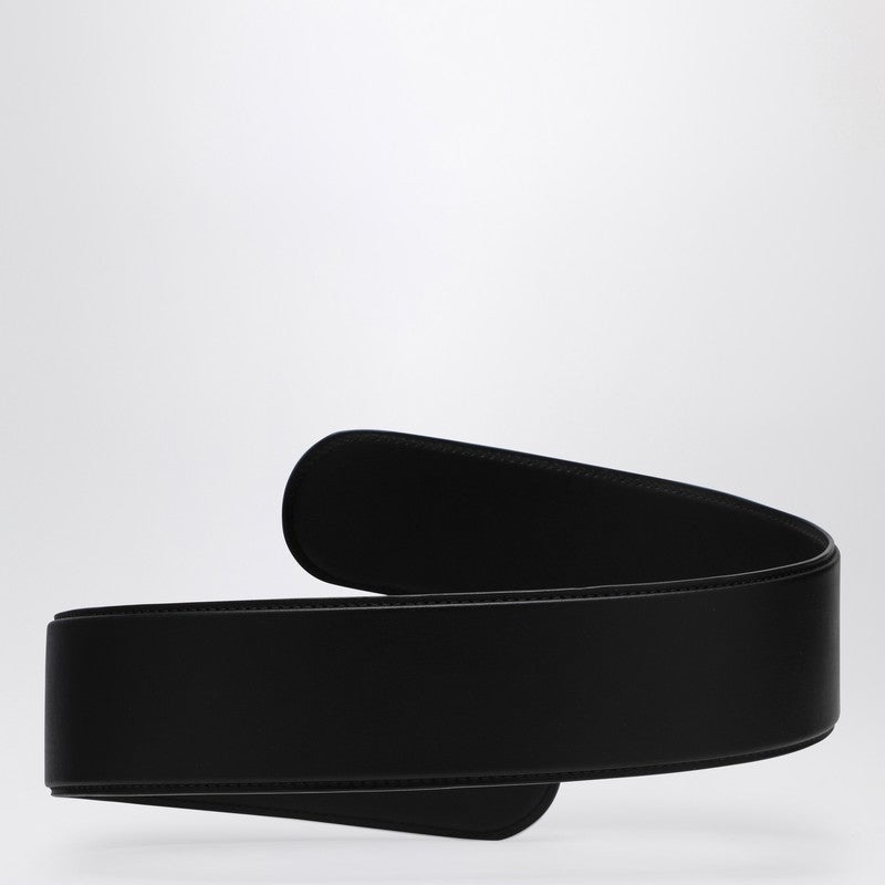 Alaia Black Leather Flex Twist Belt Women - 3