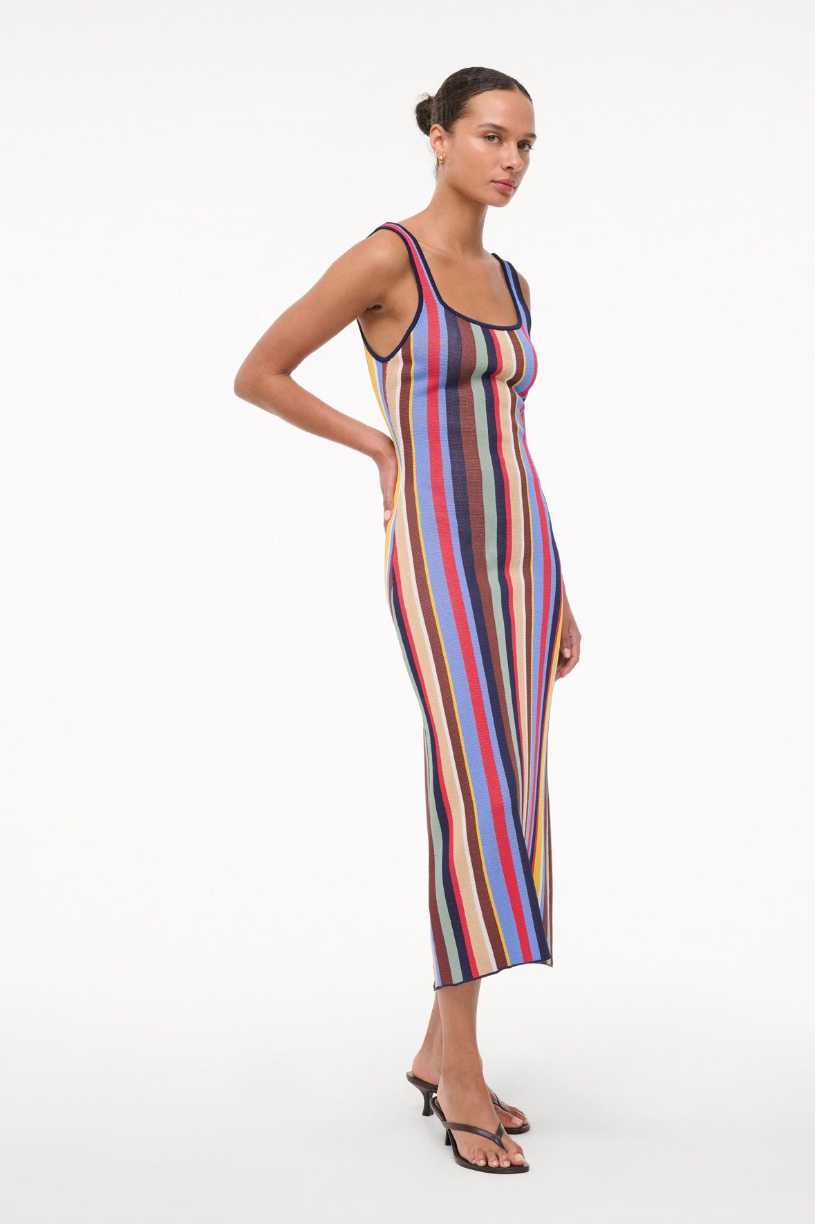 STAUD KATIE DRESS MARKET STRIPE - 5