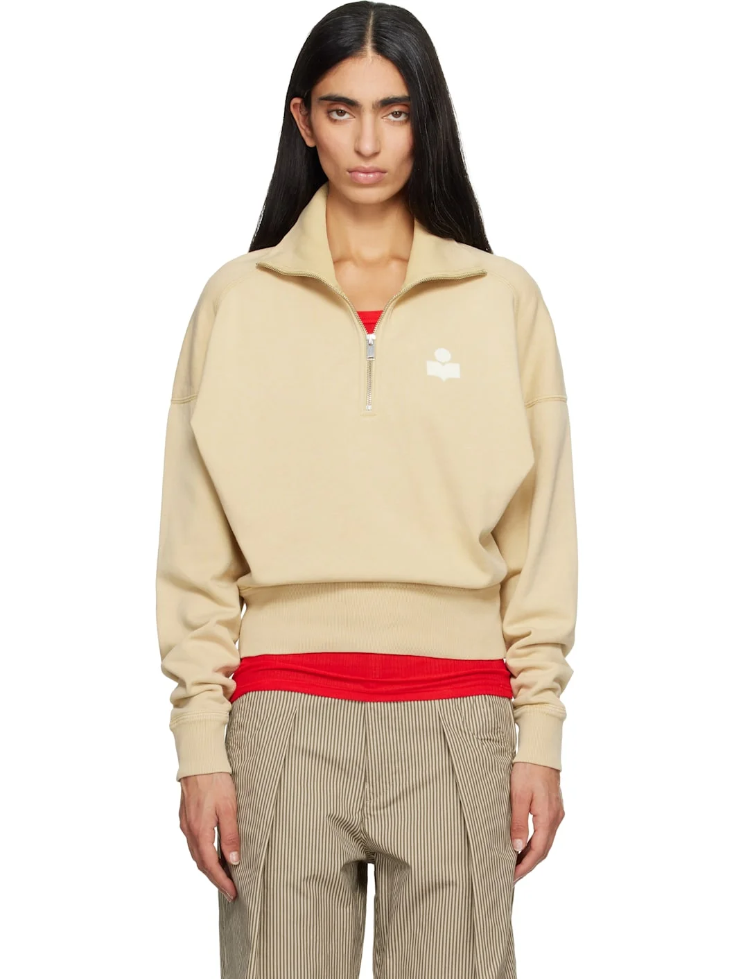 Beige Ross Sweatshirt - 1