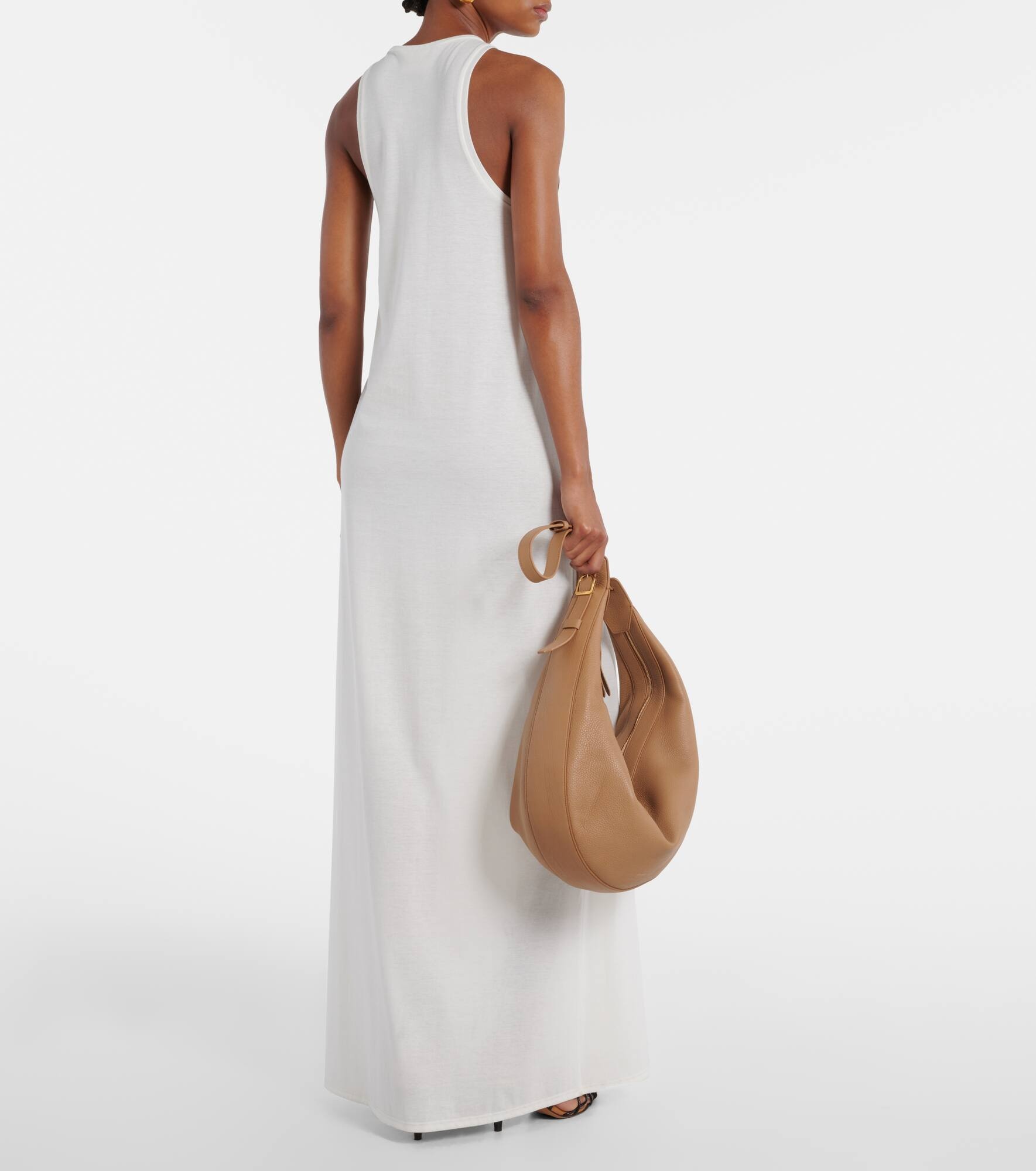 Vernetta cotton-blend jersey maxi dress - 3