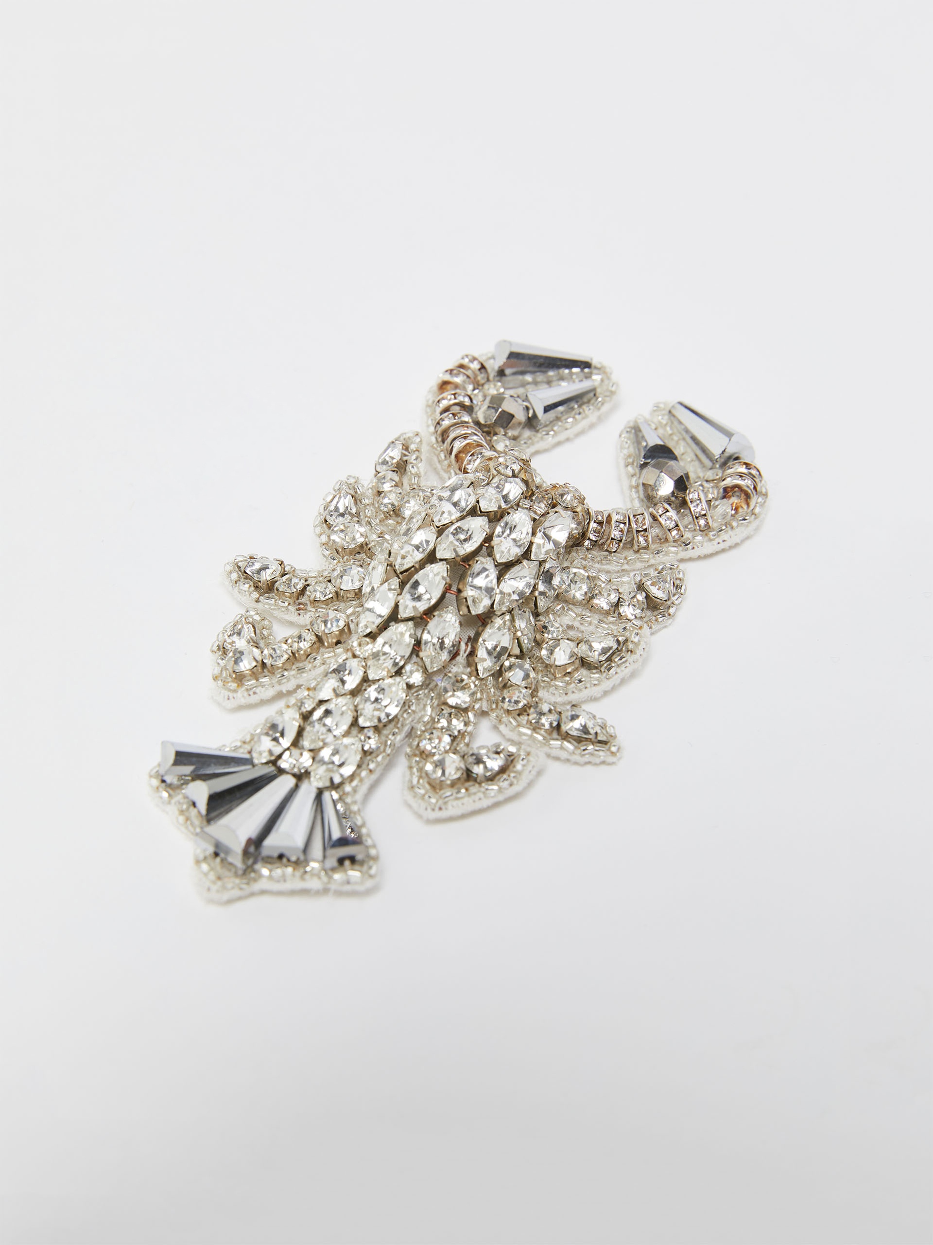 RASOIO Brooch with crystals 3