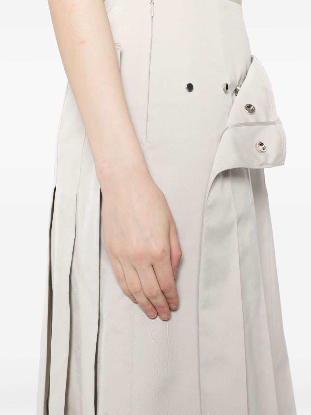double-layered pleated skirt - 5