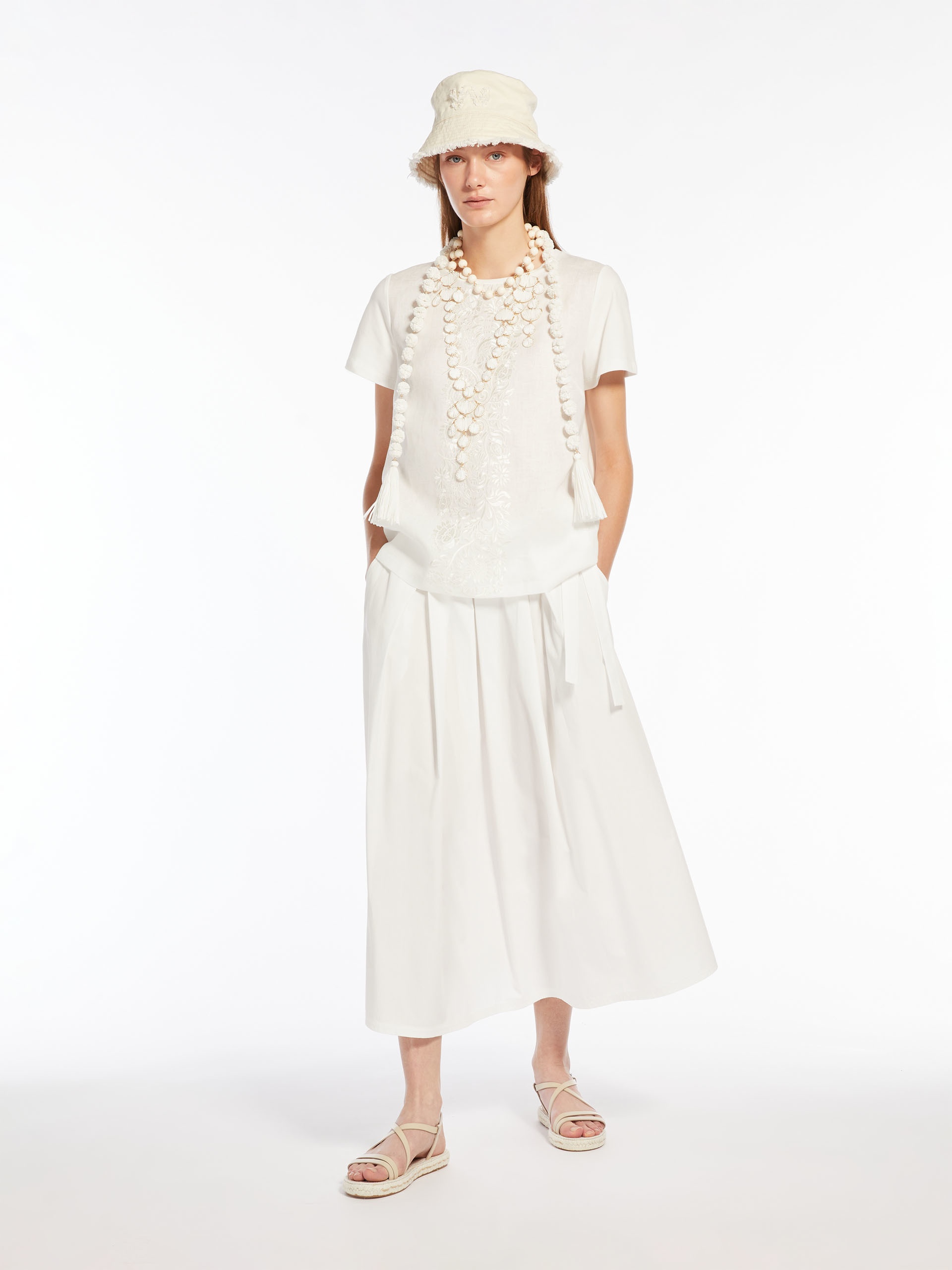 Cotton poplin skirt - 2