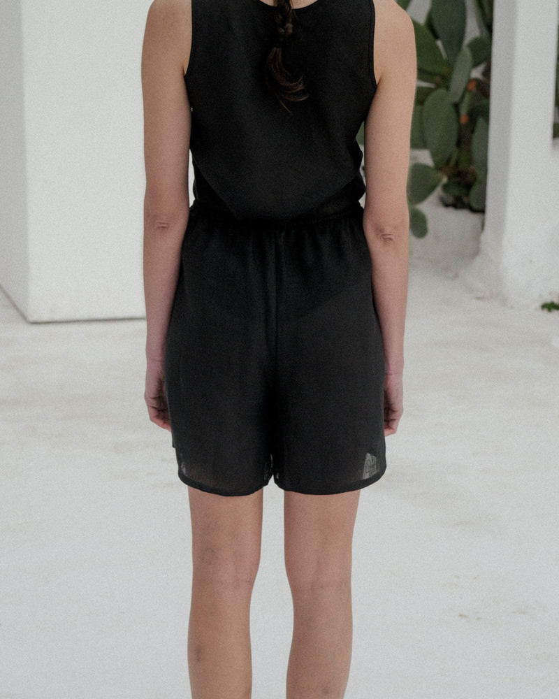 BASERANGE Dydine Short Heart - Fine Linen outlook