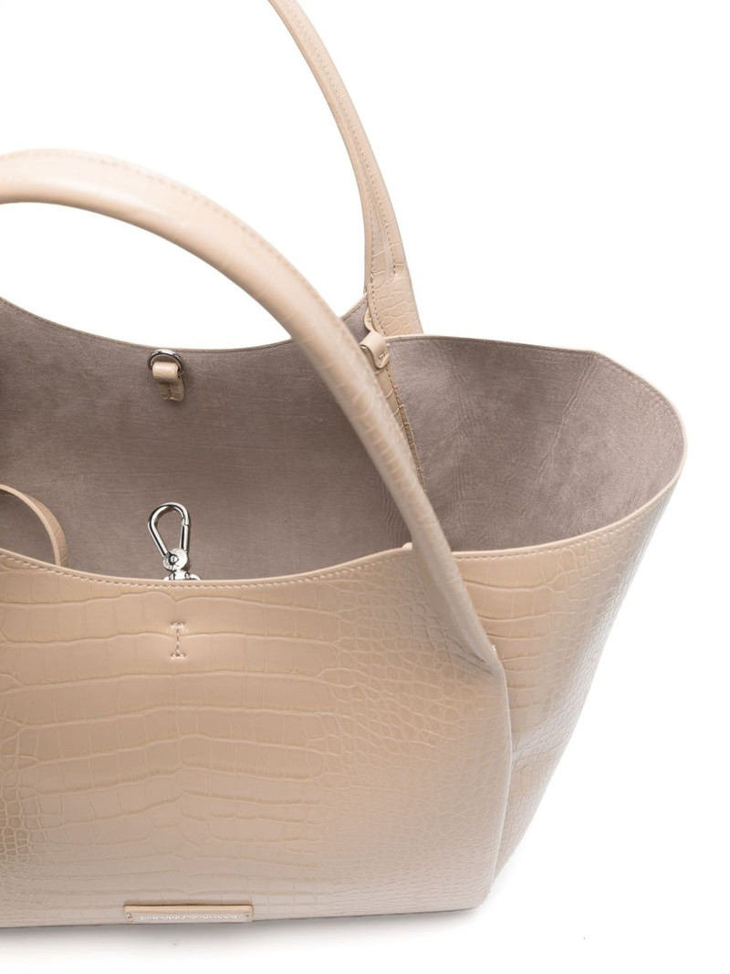 logo-charm tote bag 5