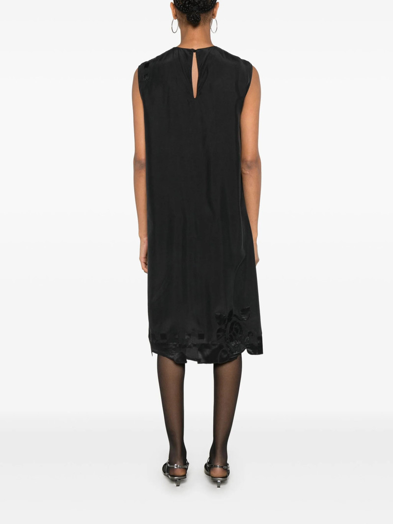 Floral-appliqué Midi Dress 5