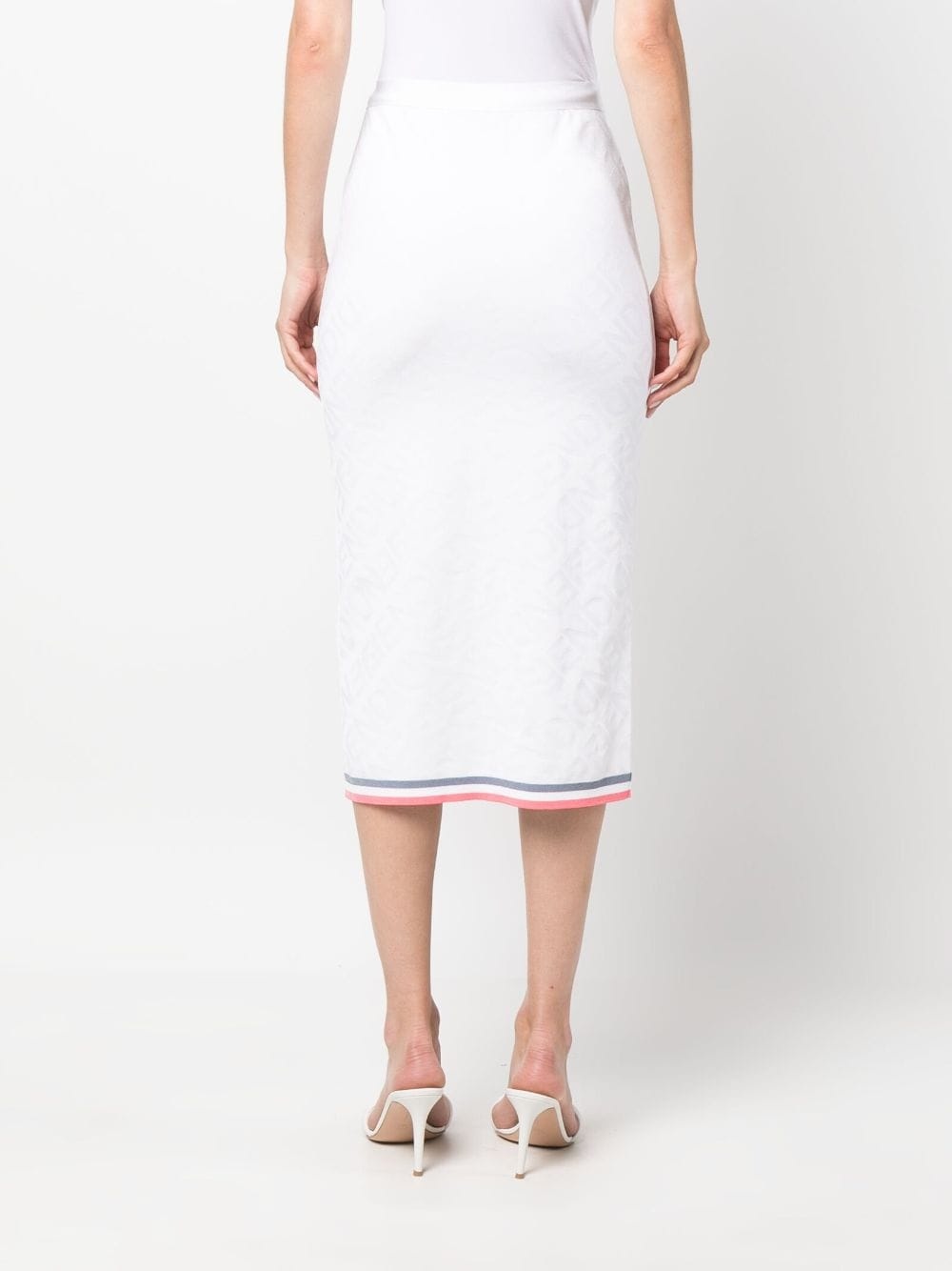 motif-print pencil skirt - 4