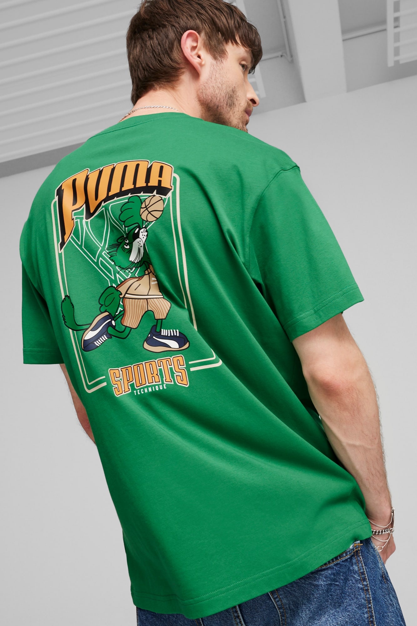 For the Fanbase PUMA TEAM Men's Graphic Tee - 4