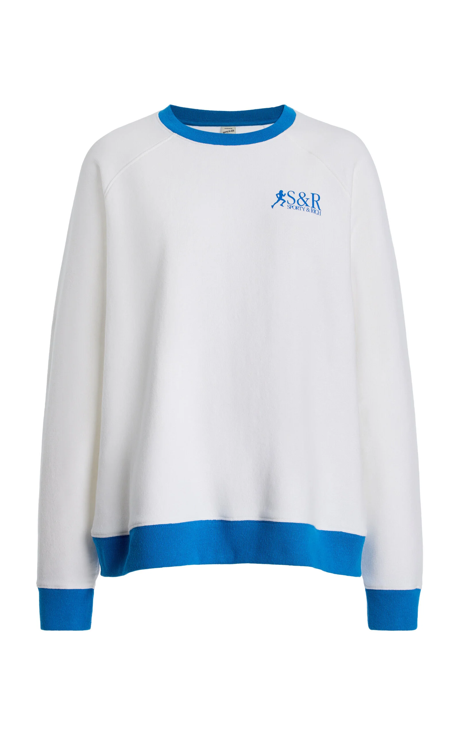 SR Runner Cotton-Blend Sweatshirt white - 1