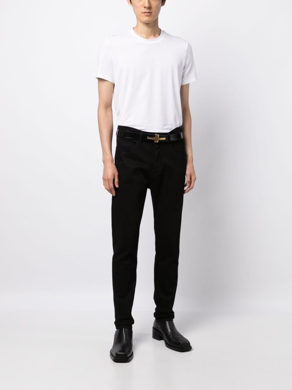 logo-appliqué jersey T-shirt - 2