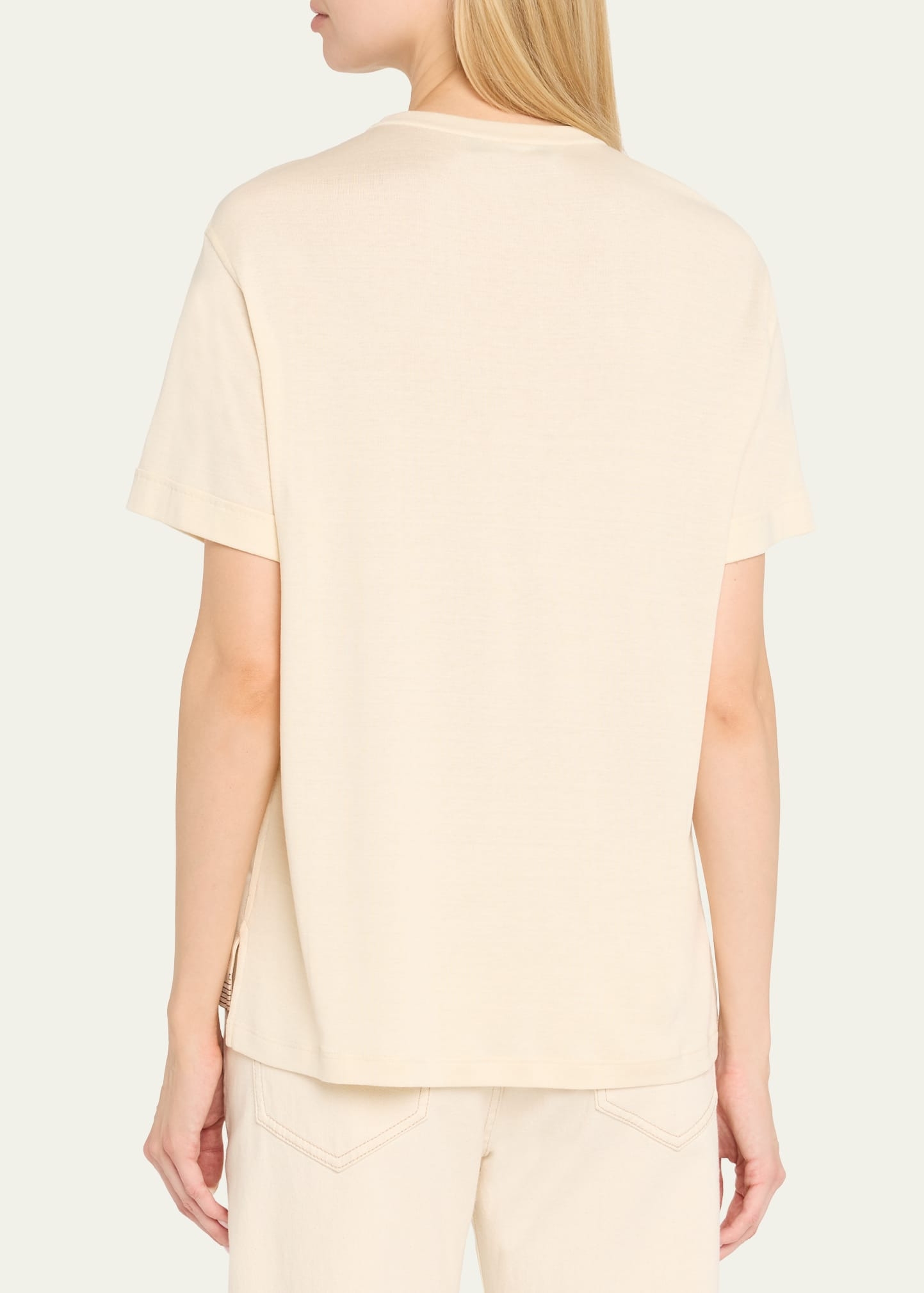 Mazzorbo Short-Sleeve Silk Cotton T-Shirt - 3