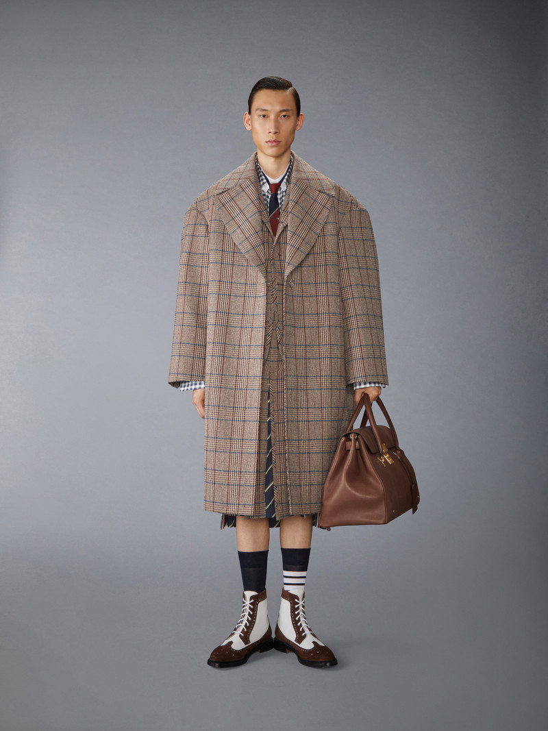 HUNTING TWEED COCOON COAT 9
