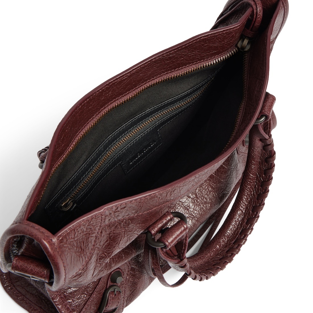 Women's Le City Bag Small in Dark Burgundy - 5