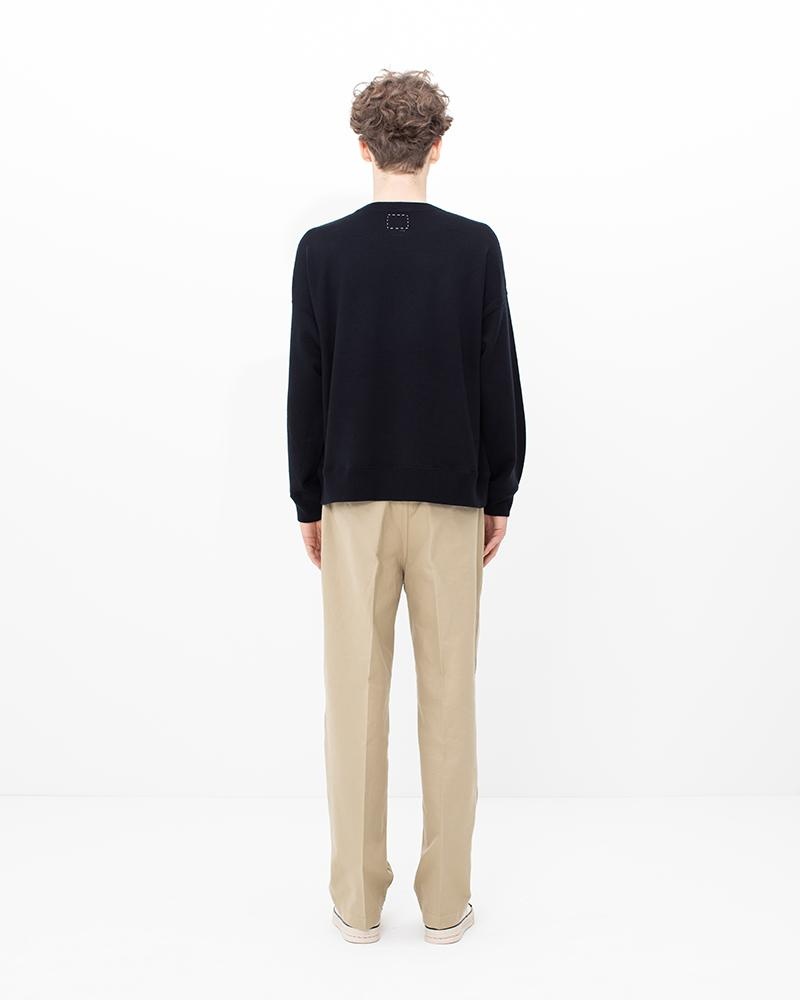JUMBO SB SWEAT L/S (SUPERFINE) BLACK - 3