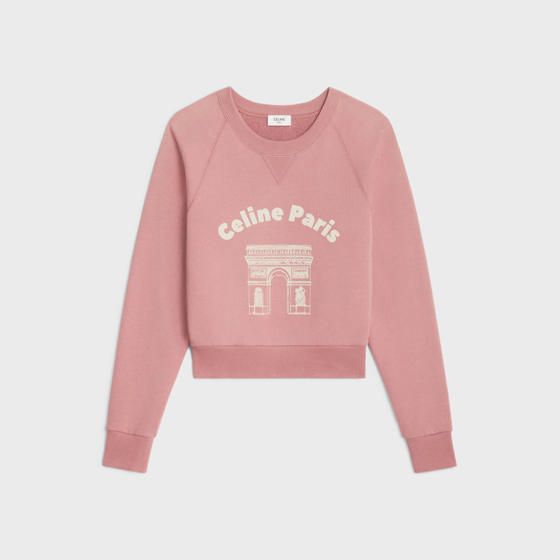 arc de triomphe sweatshirt in cotton fleece 1