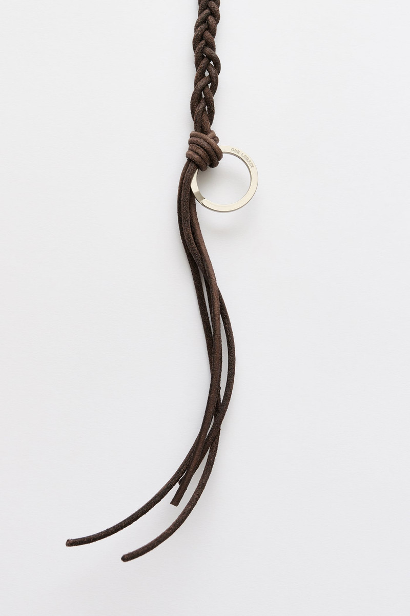 Our Legacy Braided Ladon Brown Leather outlook