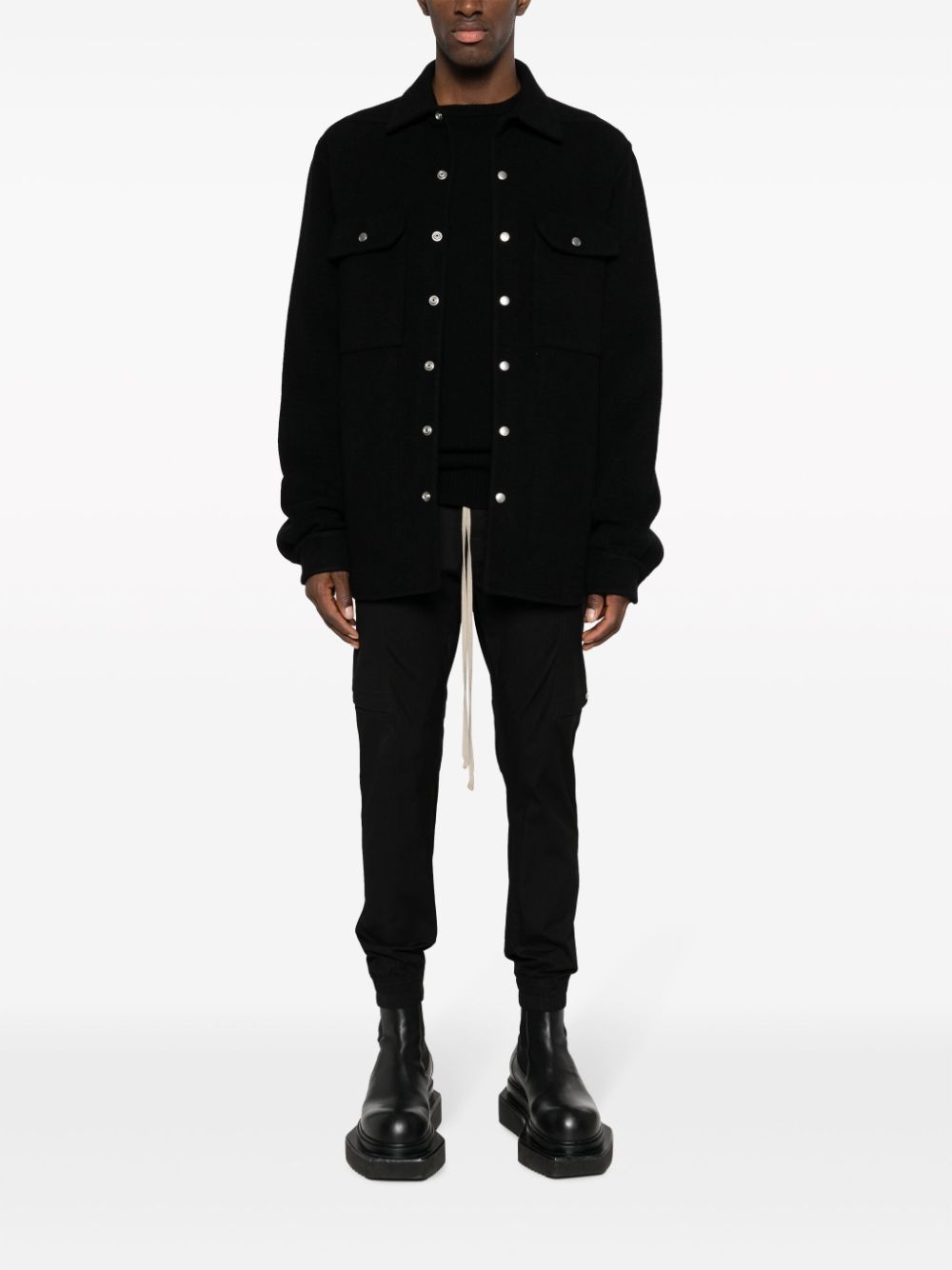 cashmere shirt jacket - 2