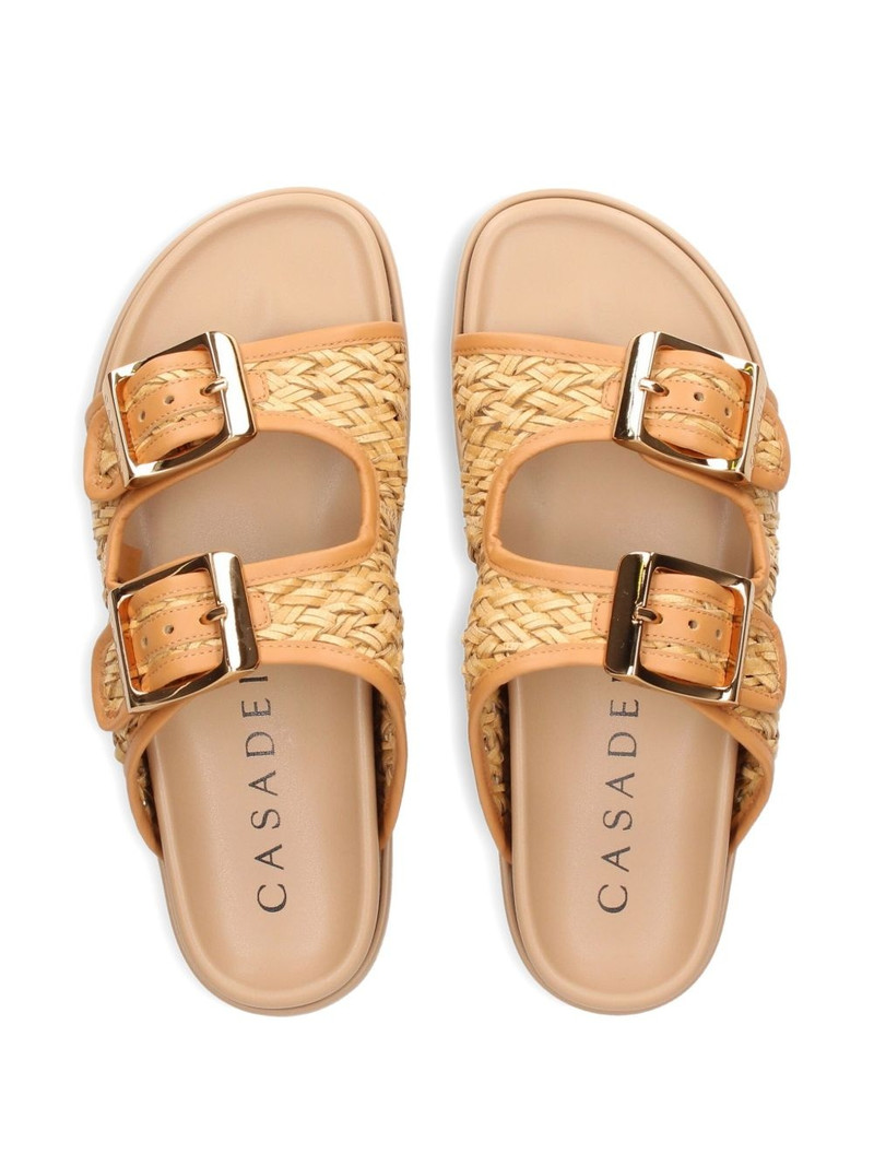 Birky woven double-buckle sandals 4