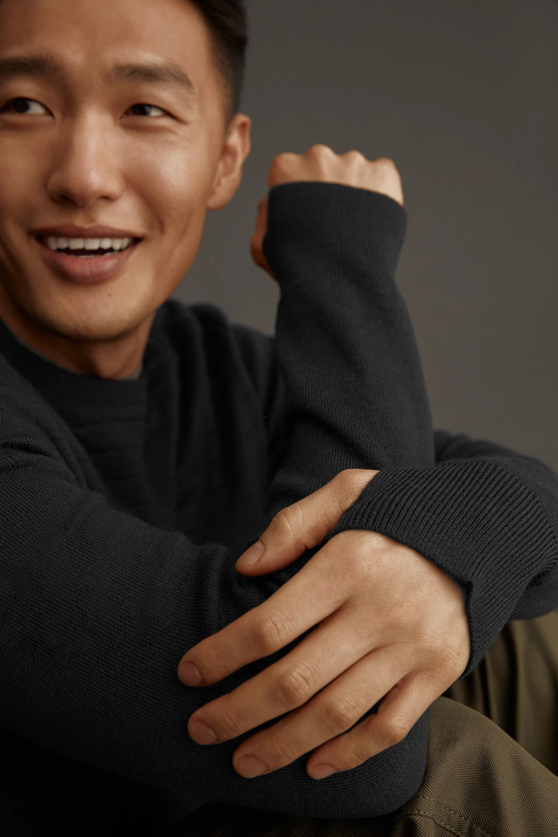 CONWAY CREW NECK SWEATER BLACK LABEL 5