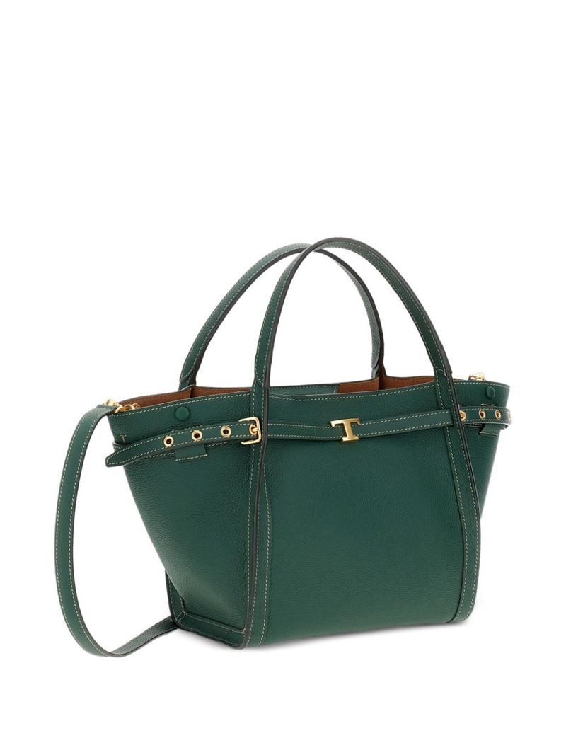 small leather shopping tote bag 4
