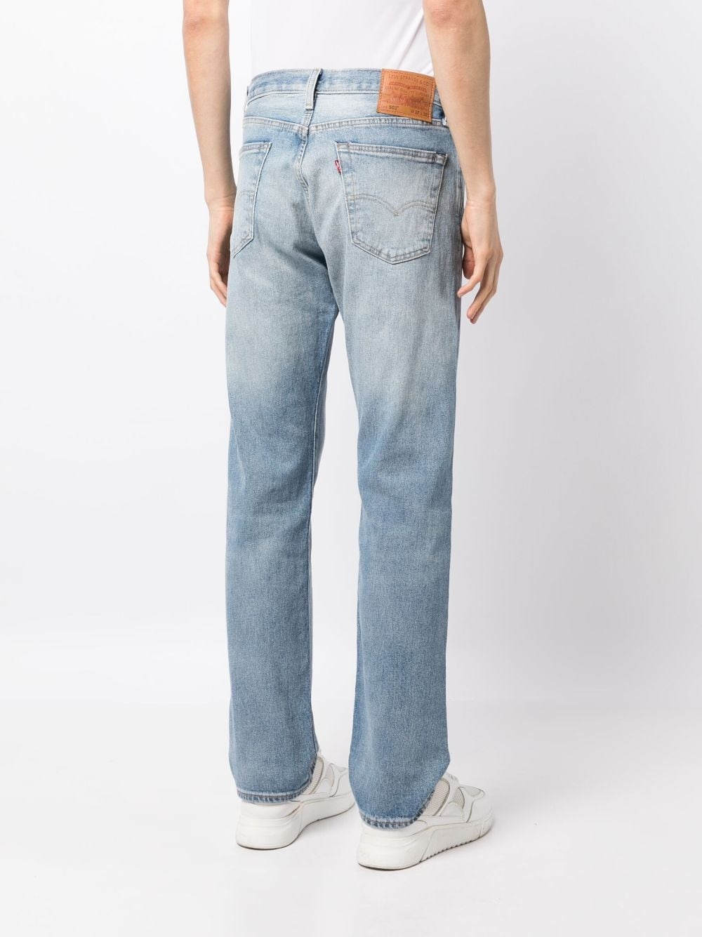 mid-rise straight-leg jeans - 4
