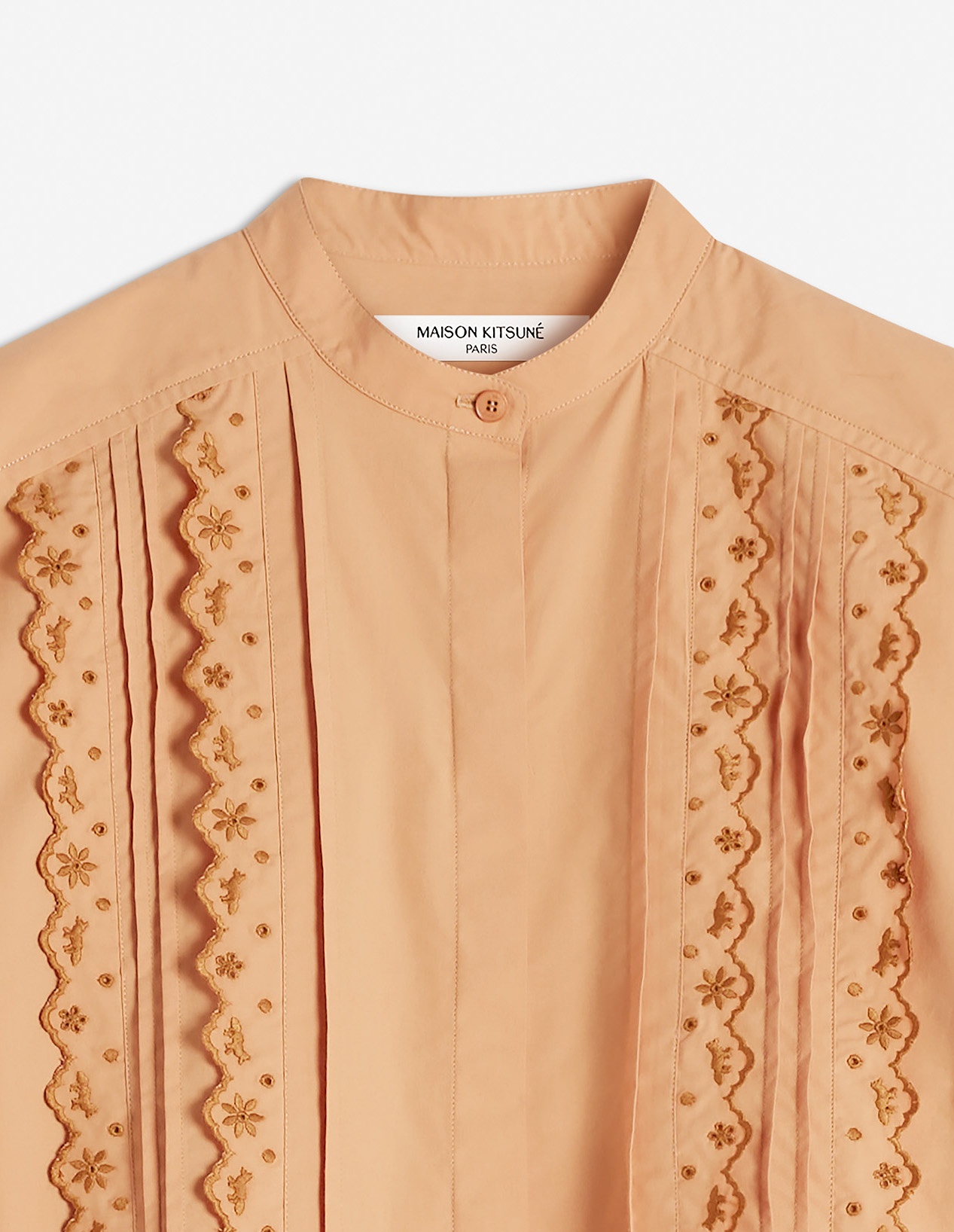 CRAFTED EMBROIDERY MAXI SLEEVE SHIRT - 7