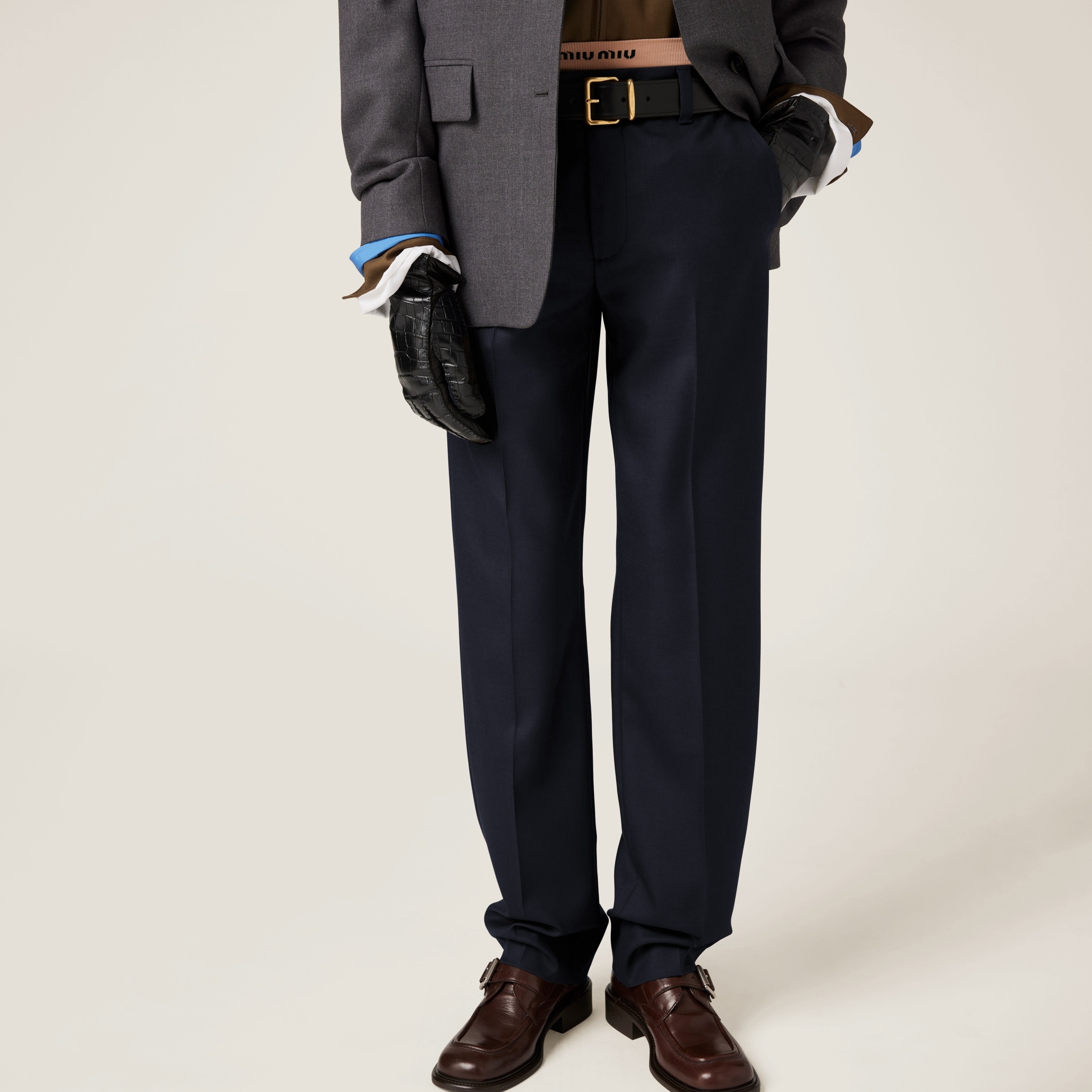 Gabardine pants - 4