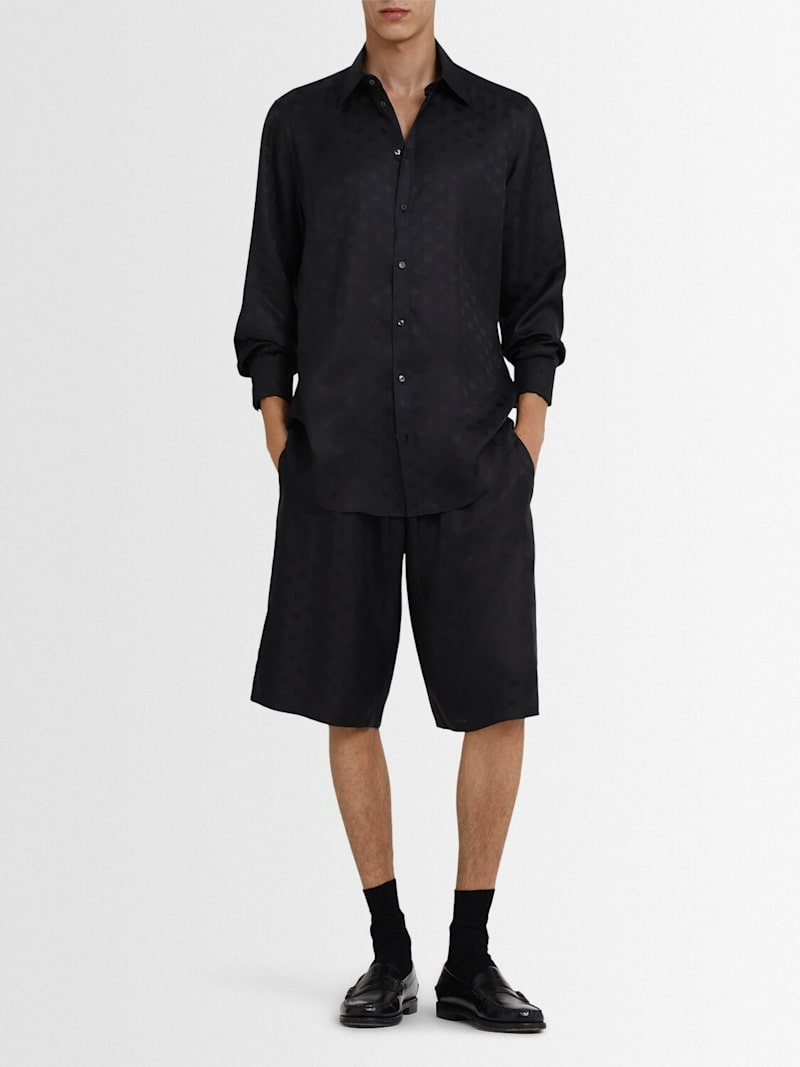 Jacquard logo short sleeve shirt - 2
