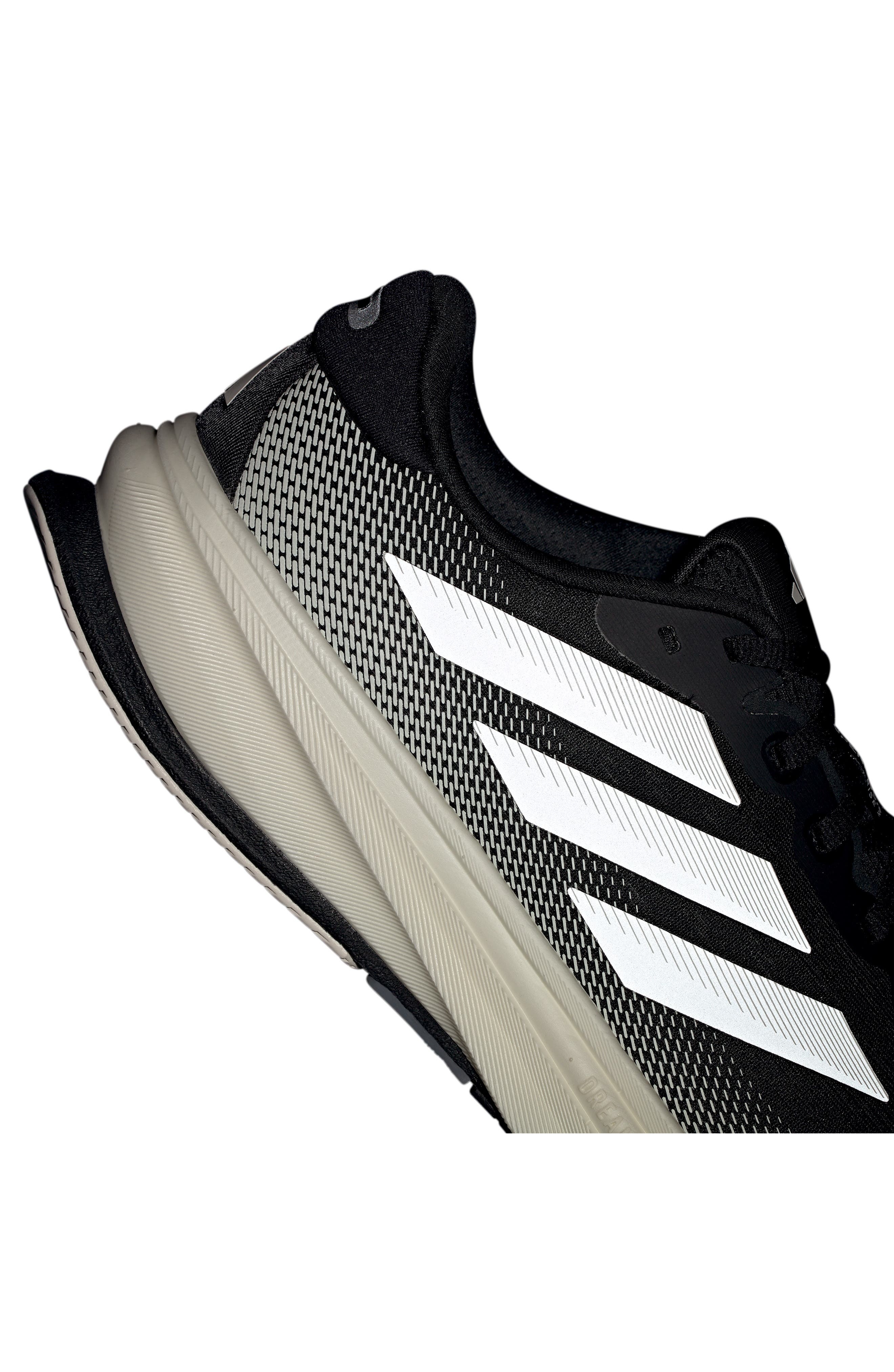 adidas Supernova Rise 2 Running Shoe in Black/Metallic/Crystal White at Nordstrom - 9