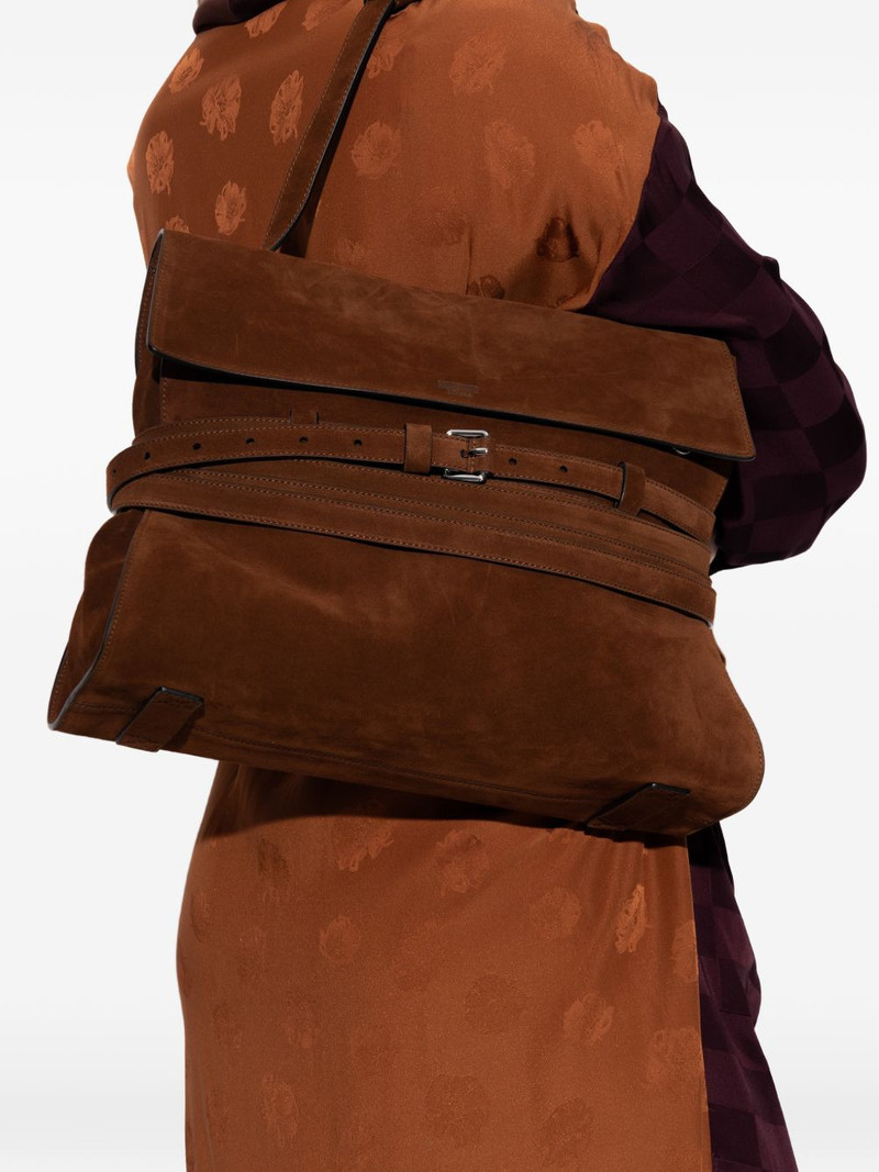 Moschino belted top-handle tote bag outlook