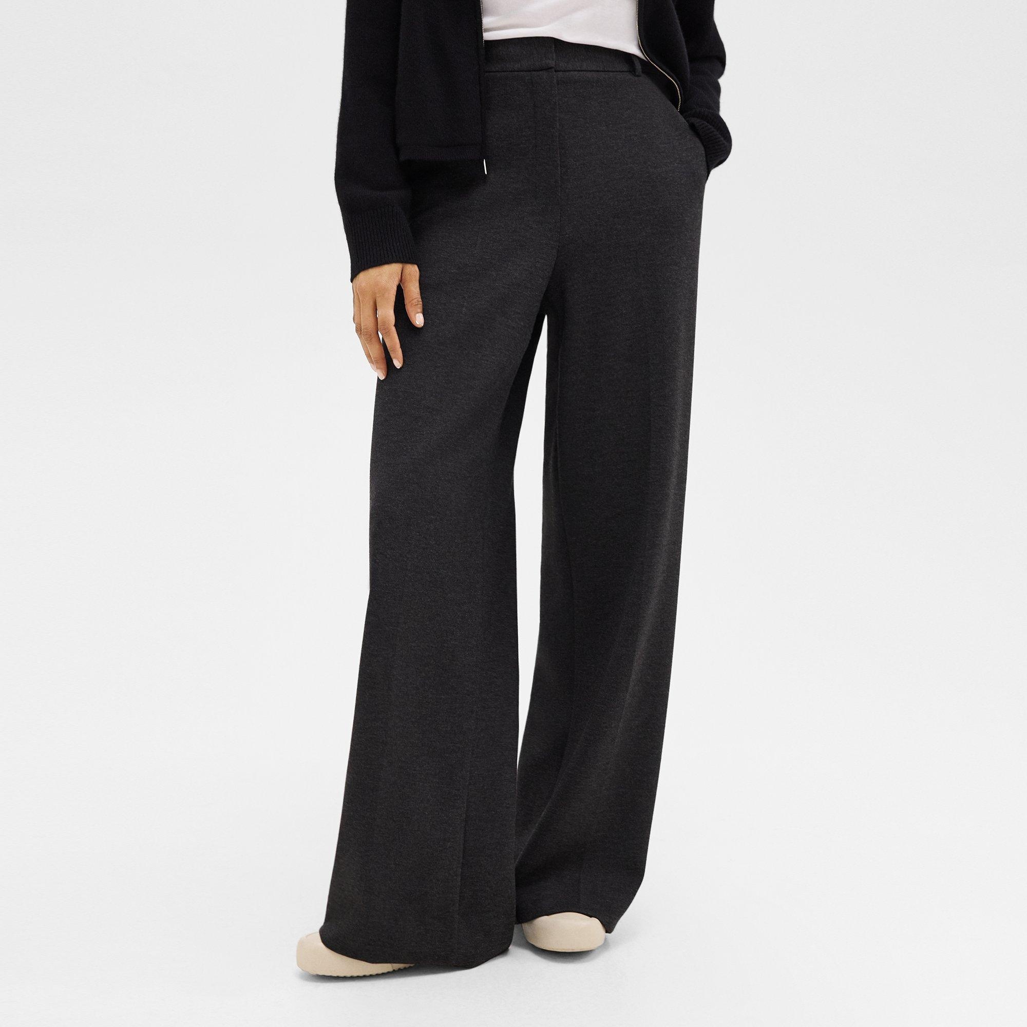 Wide-Leg Pant in Double-Knit Jersey - 4