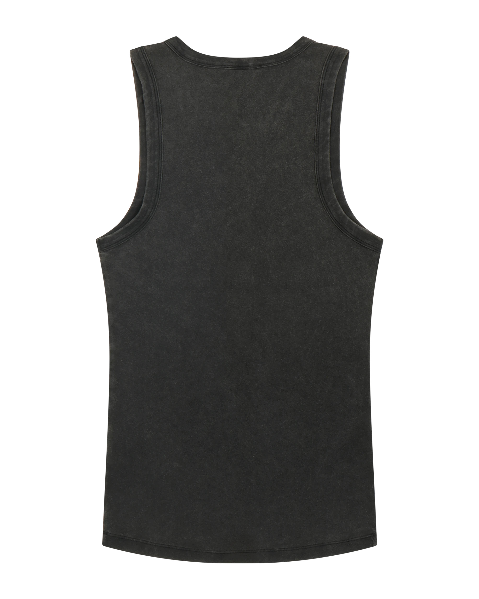 SHEER TANK WASHED BLACK - 6