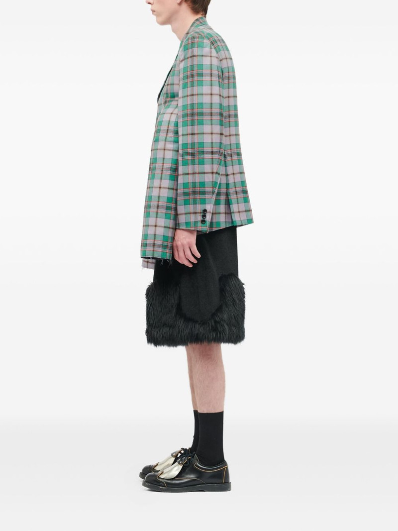 Comme des Garçons Homme Plus plaid blazer outlook