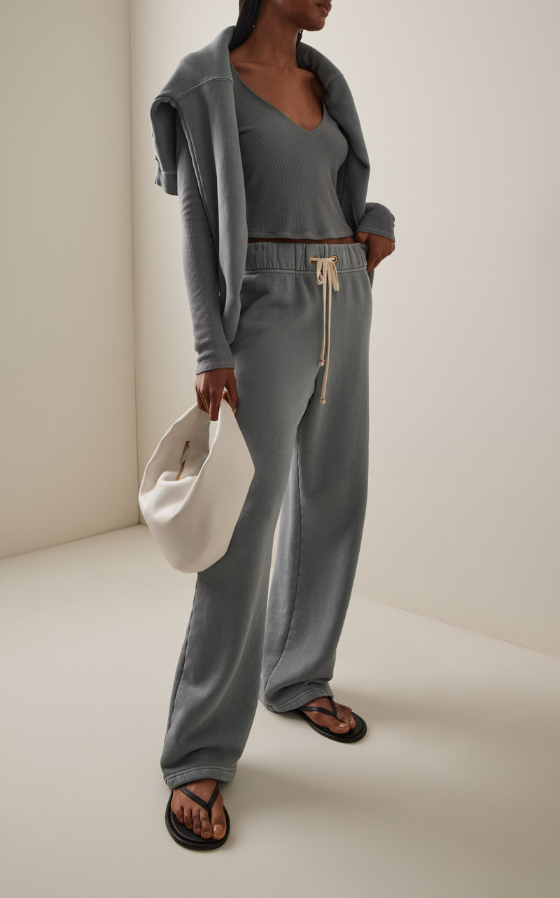 LES TIEN Eazy Cotton Classic Sweatpants grey outlook