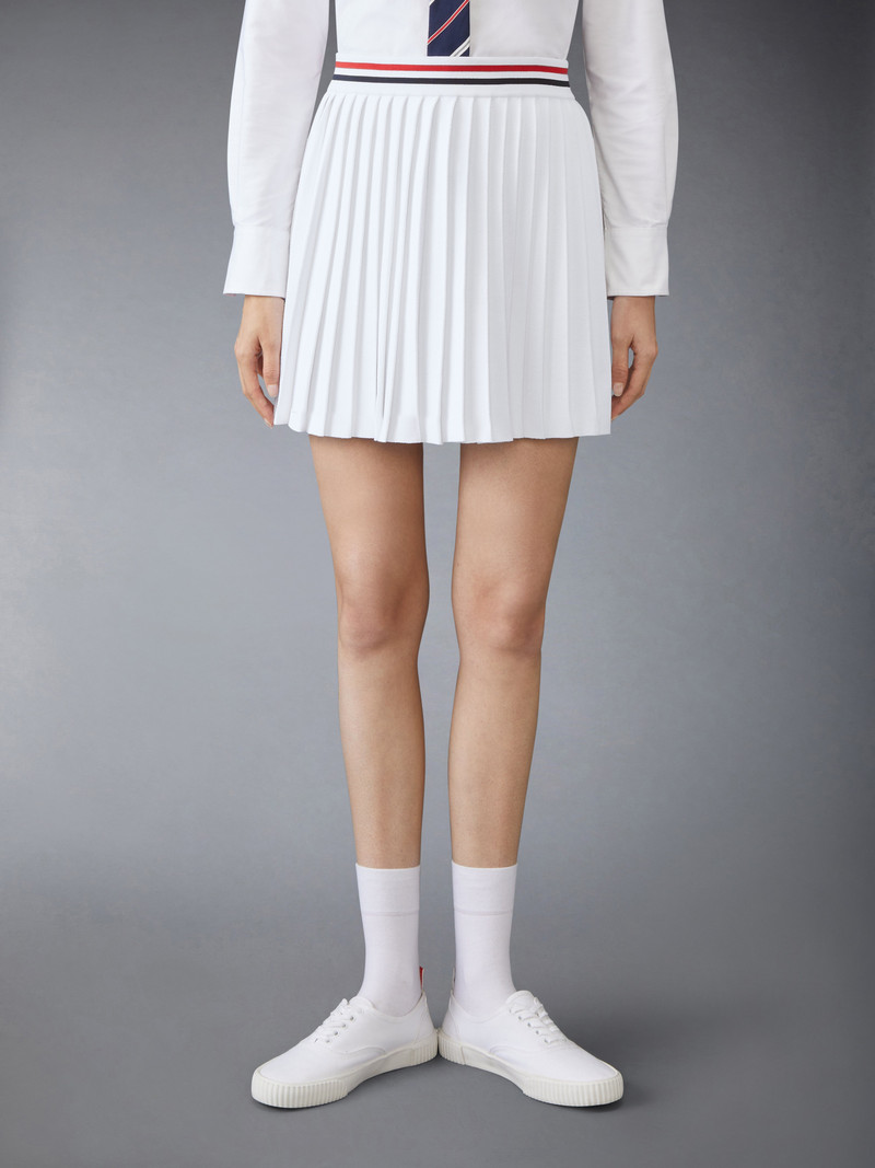 Thom Browne VISCOSE PLEATED MINI SKIRT outlook