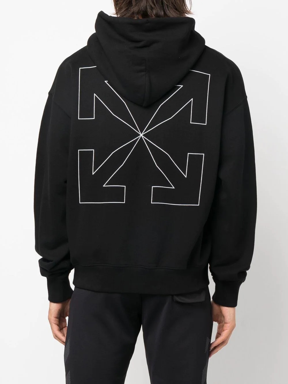 Arrows cotton hoodie - 4