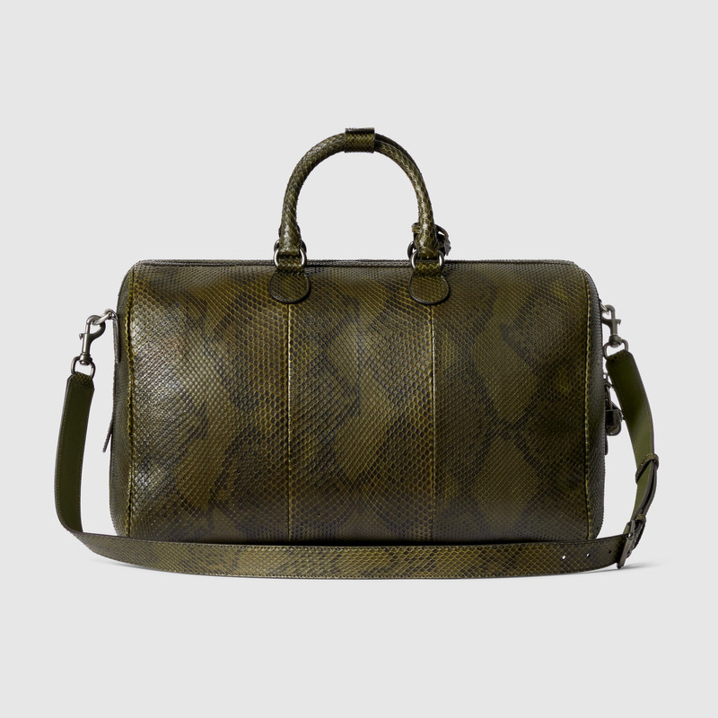 Maxi python duffle bag 6