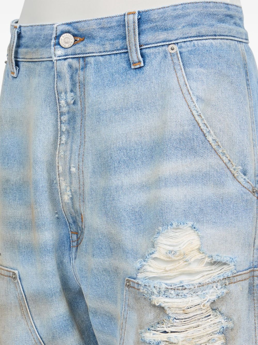 distressed jeans - 7
