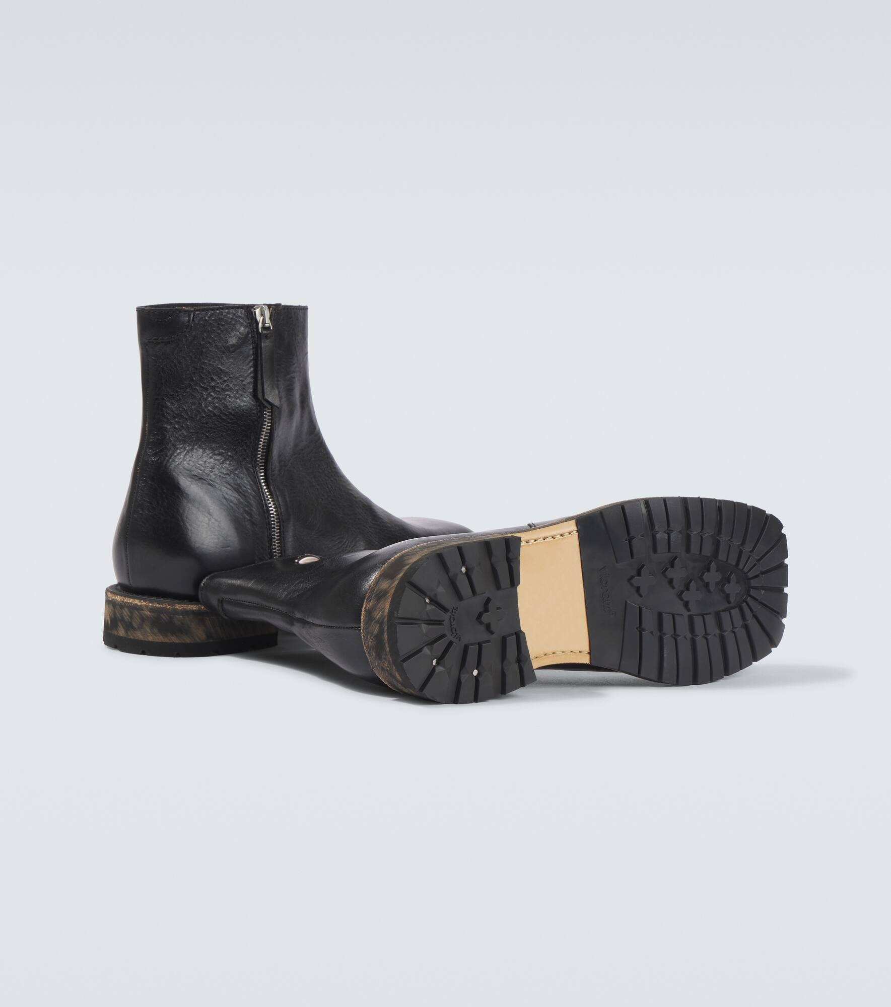 Engine leather ankle boots - 7