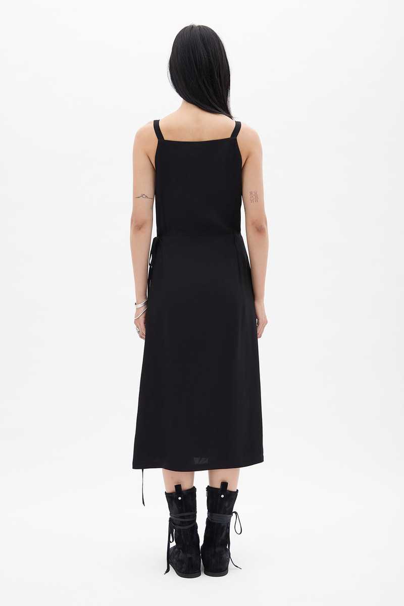Desi Midi Apron Wrap Dress 3