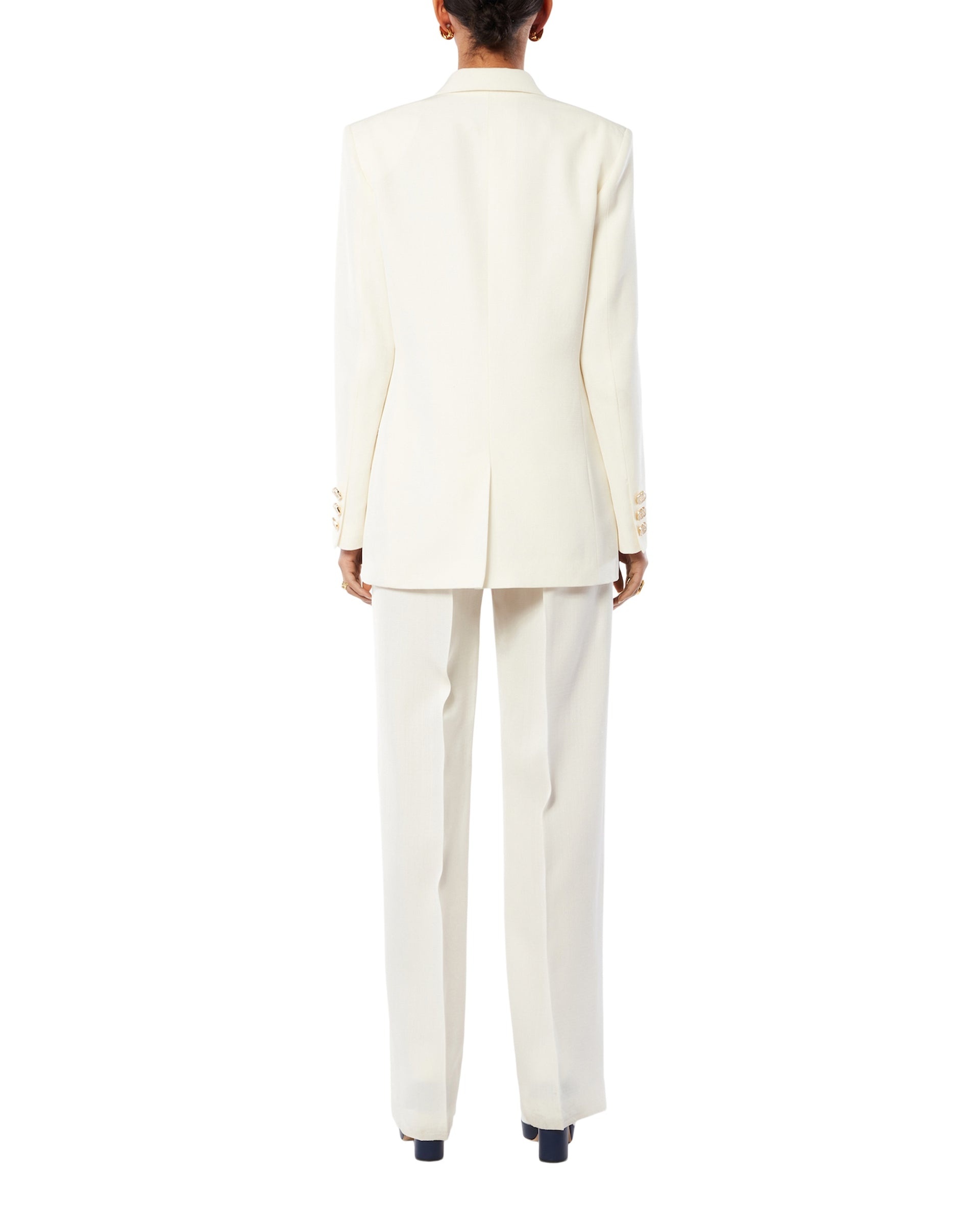 Off-White Wide Leg Trousers - 3