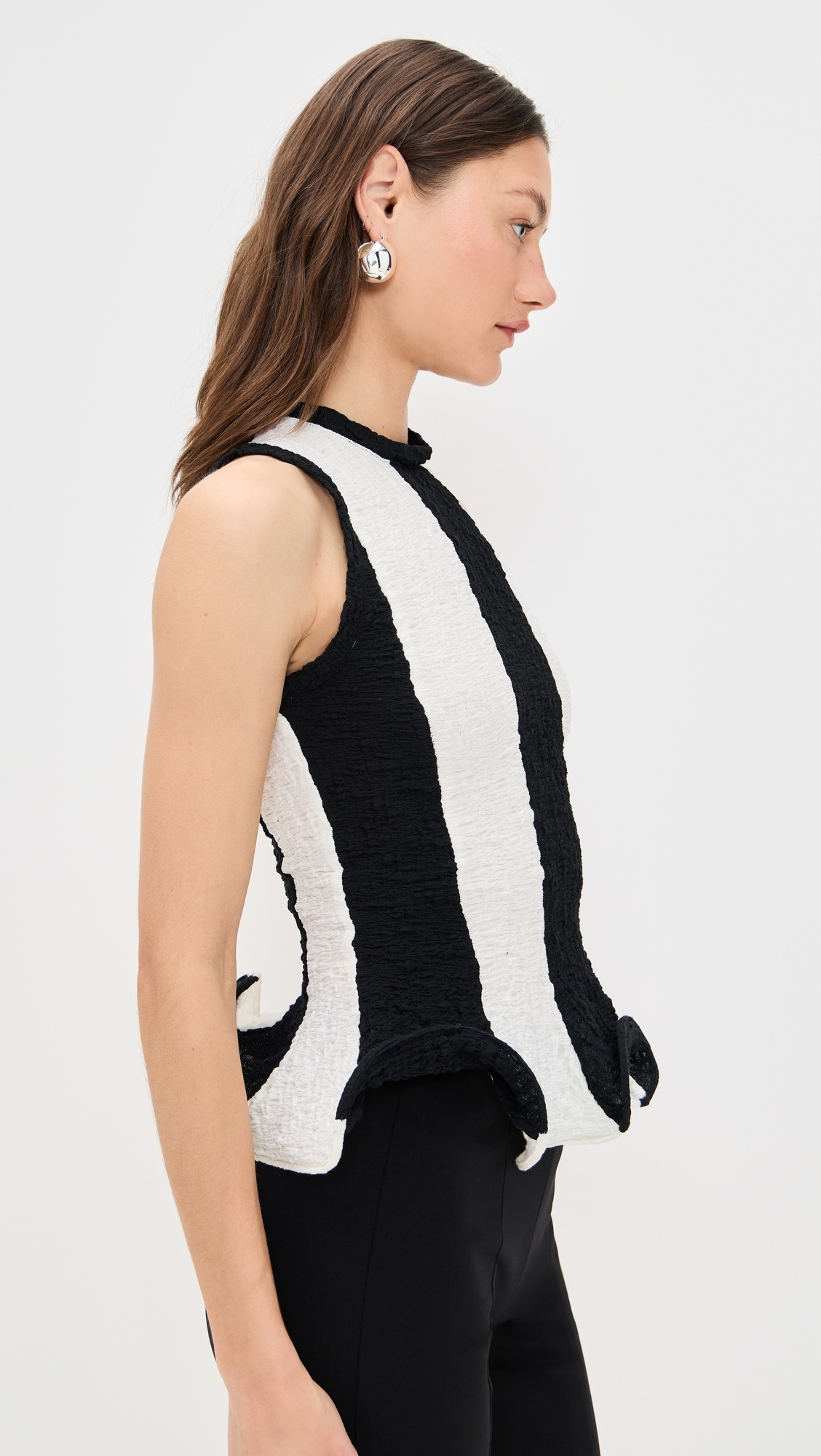 Stripe Sleeveless Top - 3