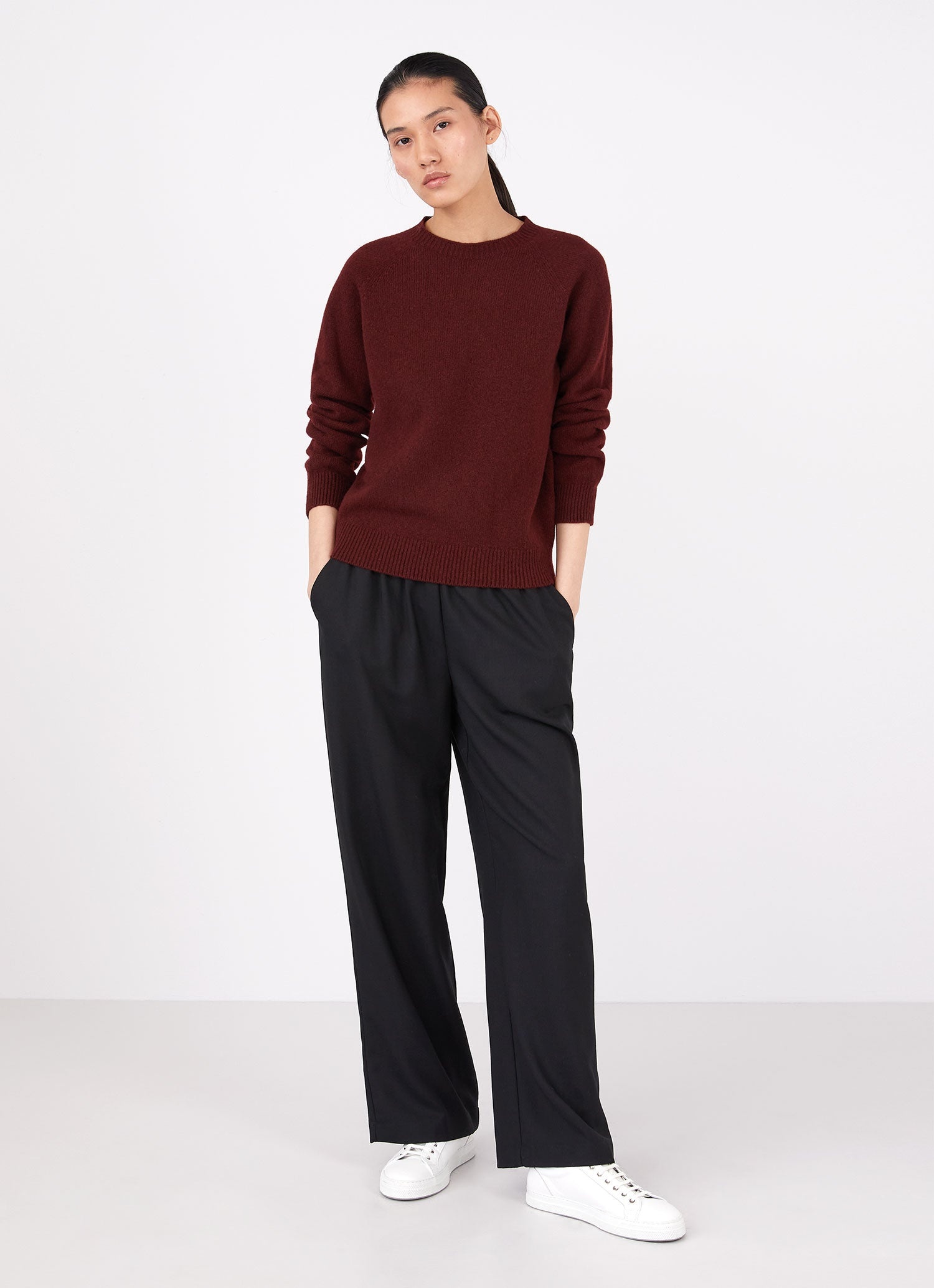 Lambswool Crew Neck Jumper - 1