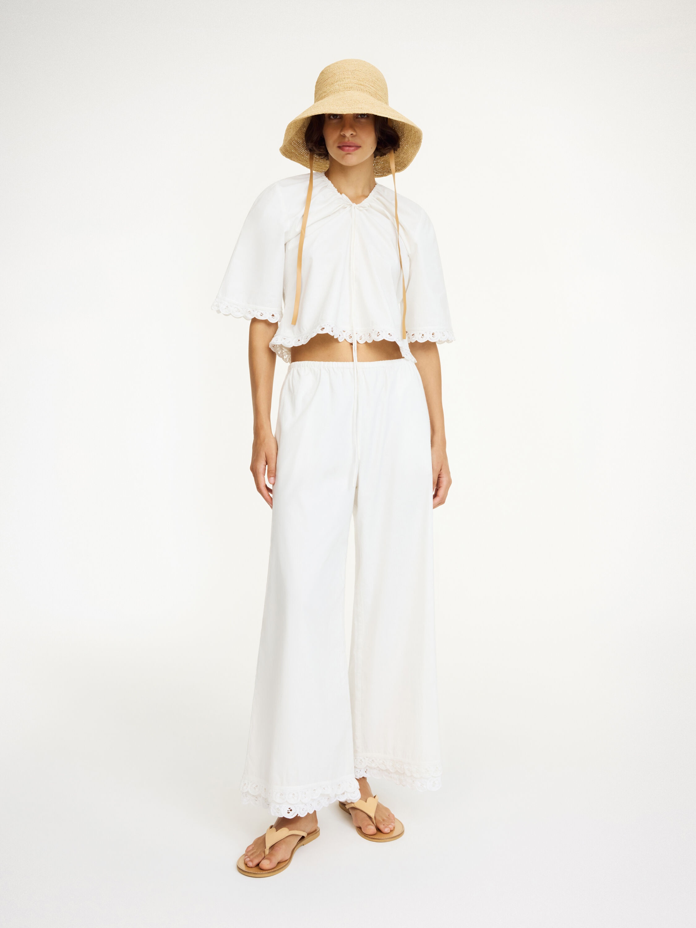 Luisa organic cotton trousers - 2