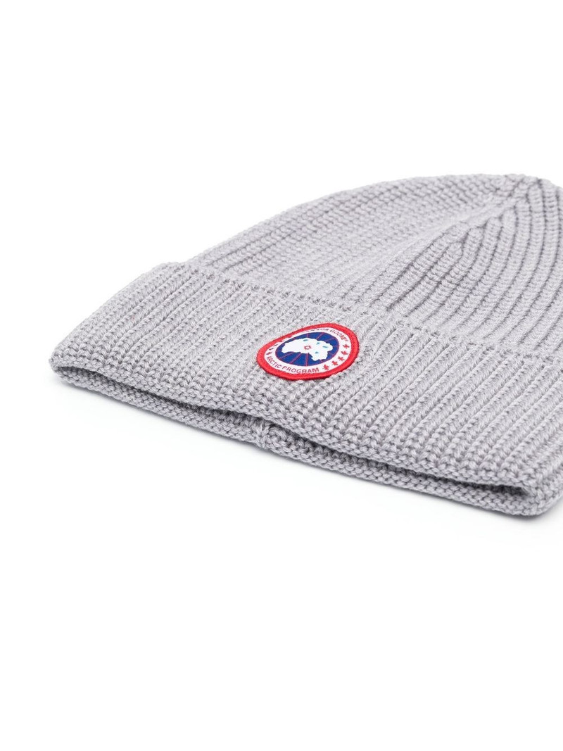 Canada Goose Logo wool beanie outlook