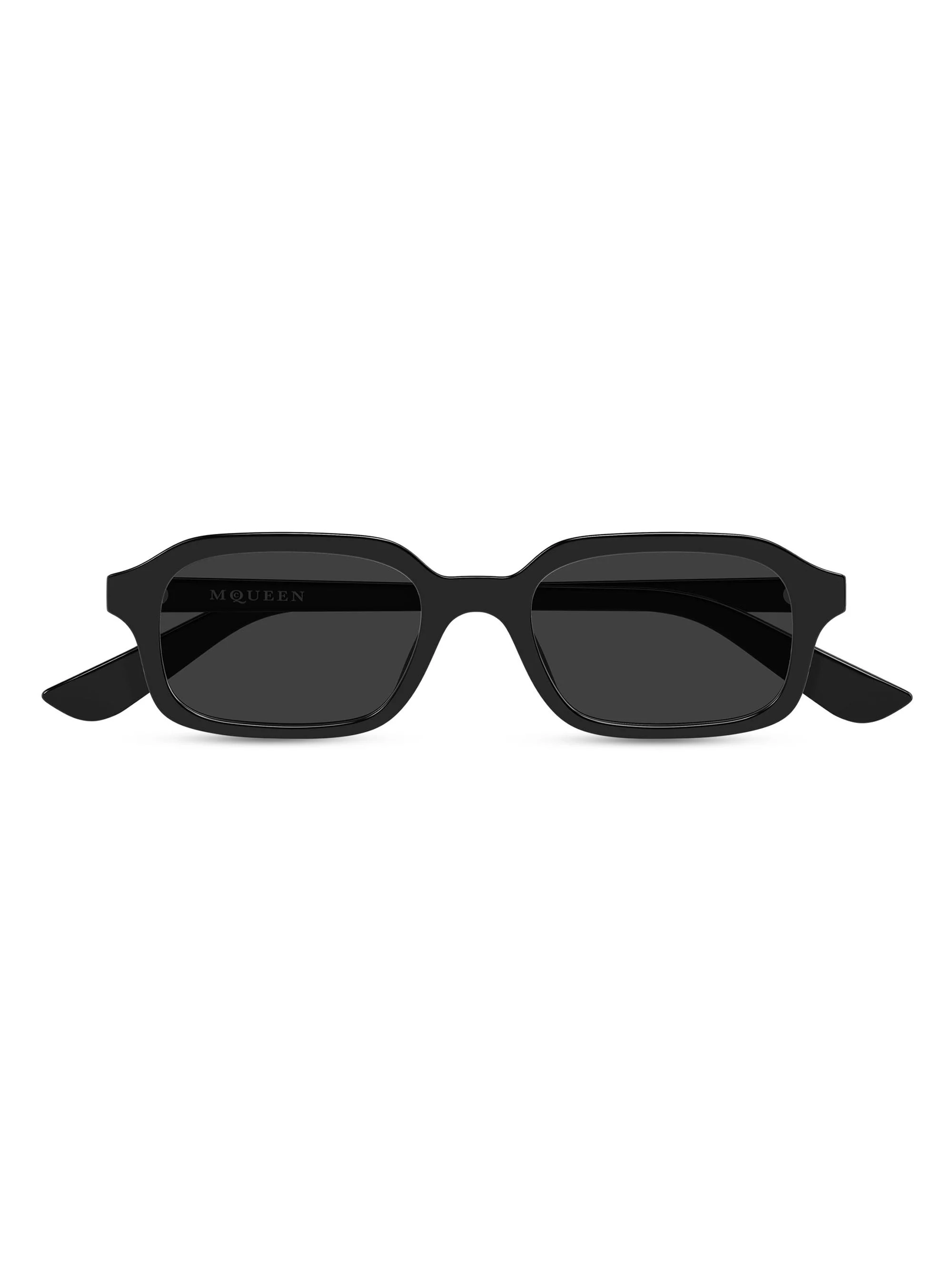 Men's Spike 51MM Rectangle Sunglasses - Black - 1