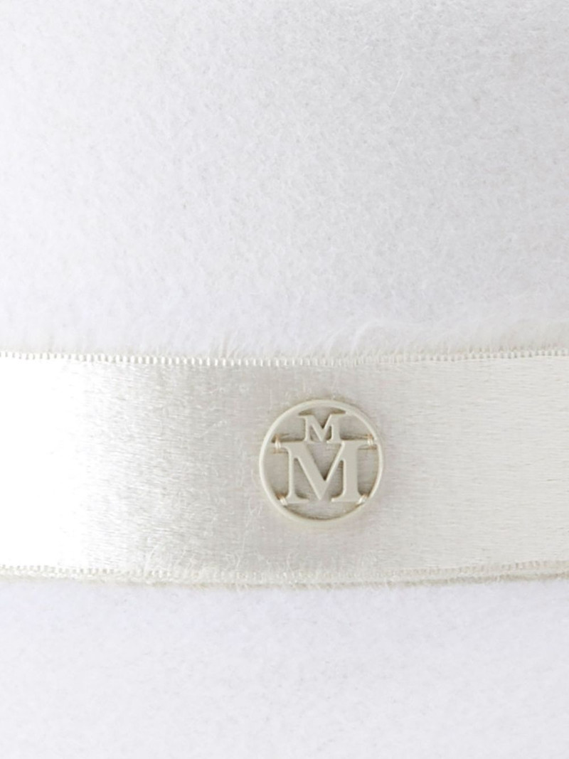 MAISON MICHEL New Kendall strap-detail wool hat outlook
