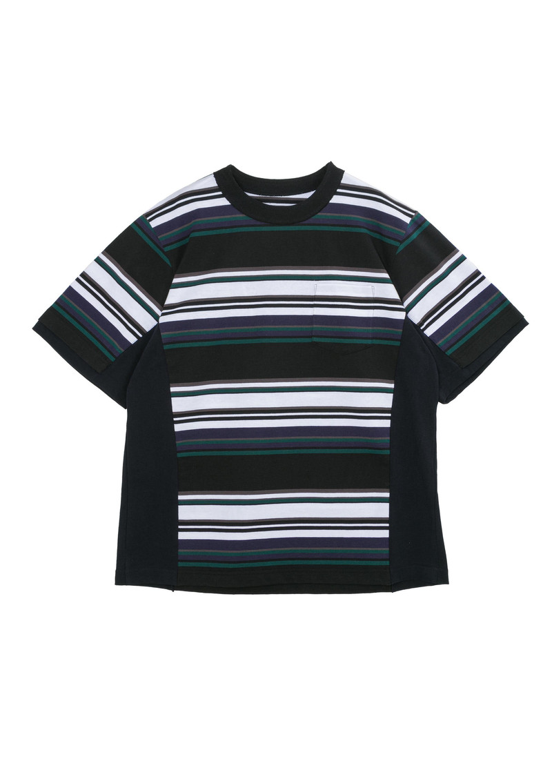 Stripe Cotton Jersey T-Shirt 1